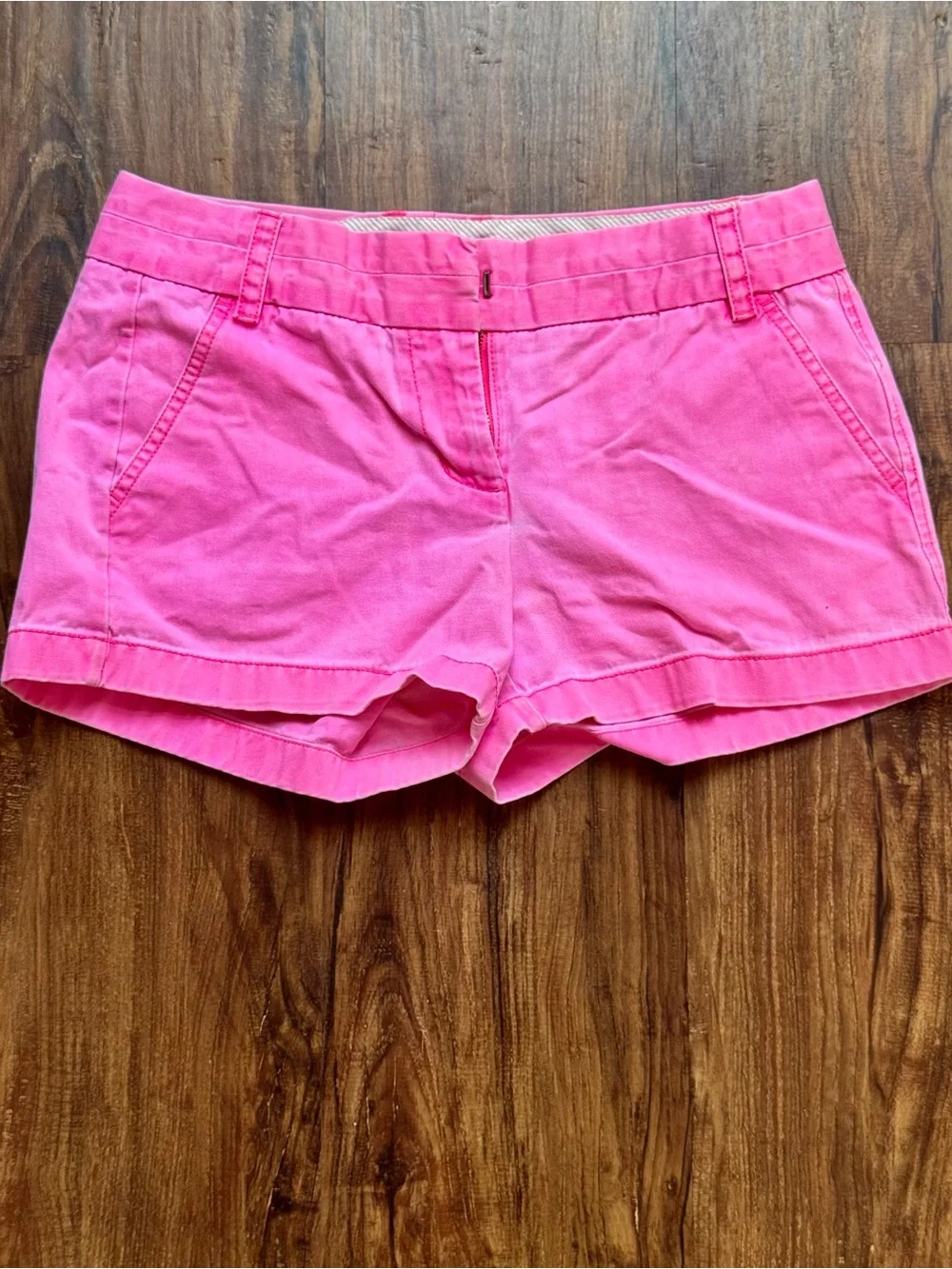 J.Crew Hot Pink Chino Shorts, Size 2